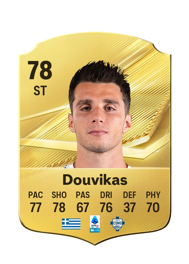 Tasos Douvikas, karta Common, ocena 78