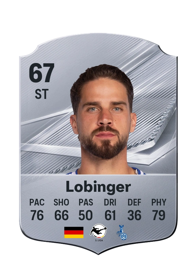 Lex-Tyger Lobinger, Common card, rated 67