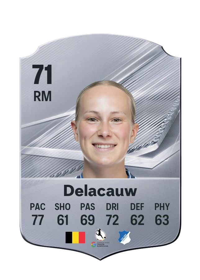 Féli Delacauw, Common card, rated 71
