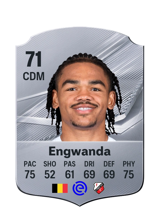 Alonzo Engwanda, Common card, rated 71