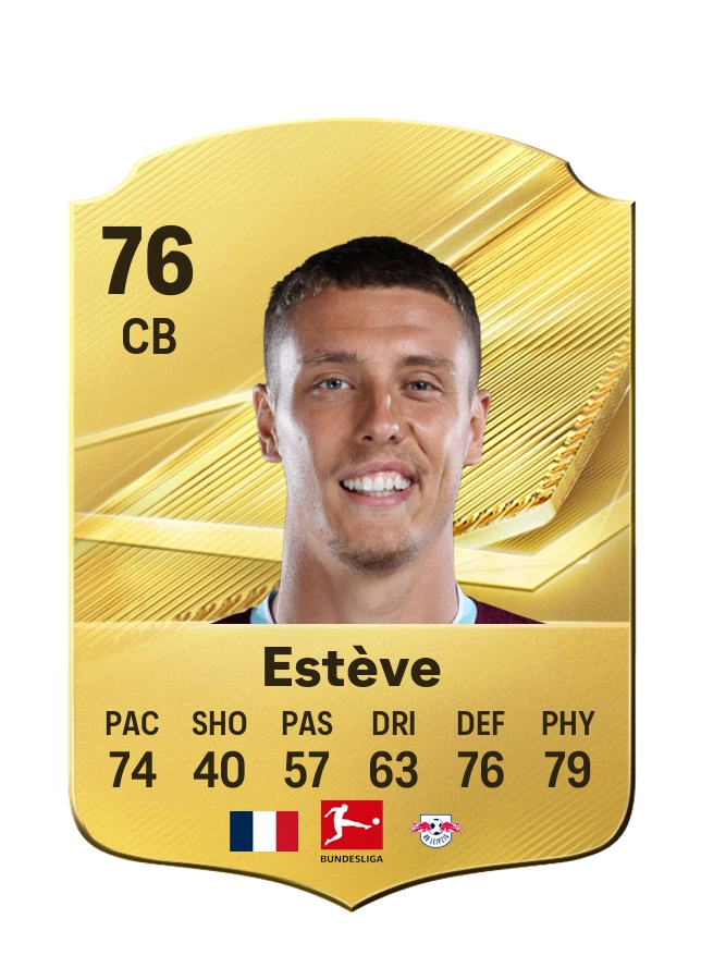Maxime Estève, Common card, rated 76