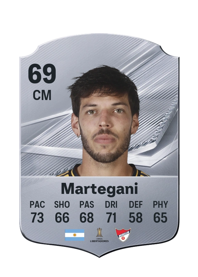 Carta Common de Agustín Martegani, overall 69