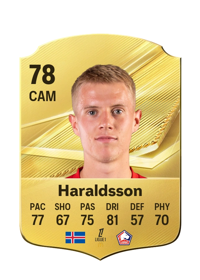 Common-Karte von Hákon Arnar Haraldsson, Wertung 78
