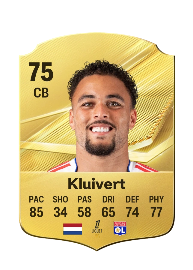 Ruben Kluivert, Common kartı, reyting 75