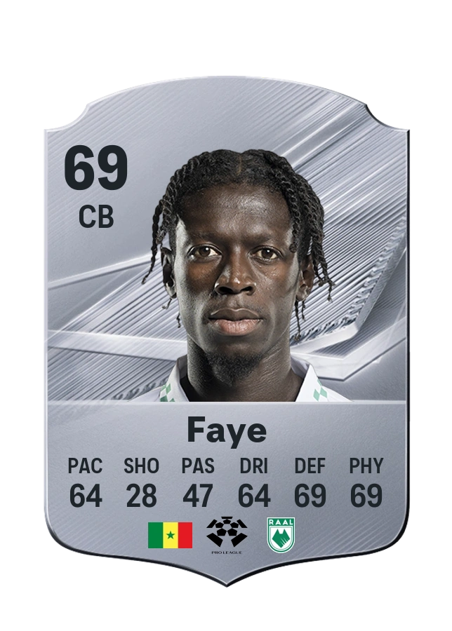 Wagane Faye, karta Common, ocena 69