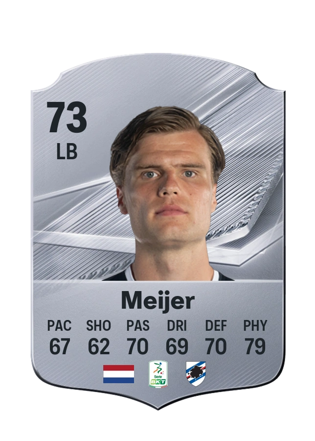 Björn Meijer, Common card, rated 73