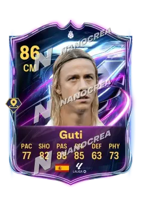 Guti, karta Base Hero, ocena 86
