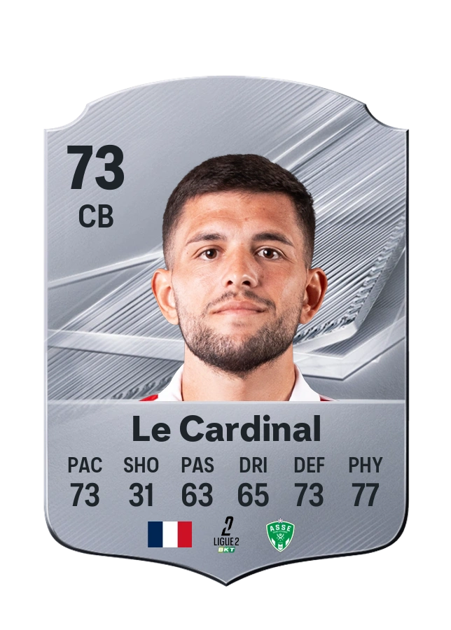 Julien Le Cardinal, Common kartı, reyting 73