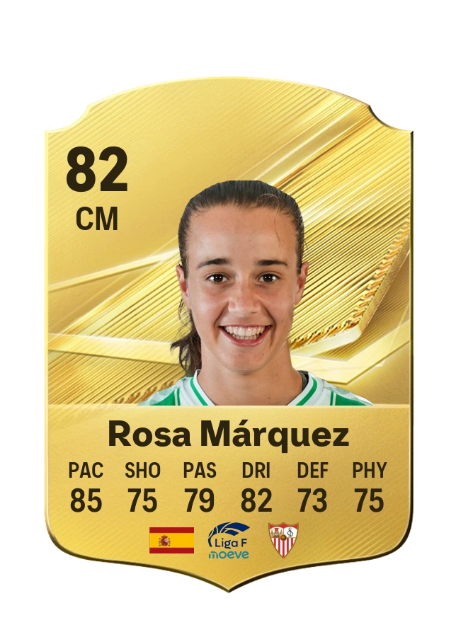 Rosa Márquez, Common card, rated 82
