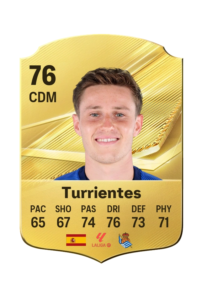 Turrientes, Common card, rated 76