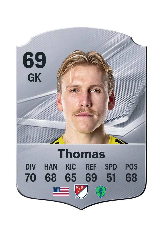 Andrew Thomas, Common card, rated 69