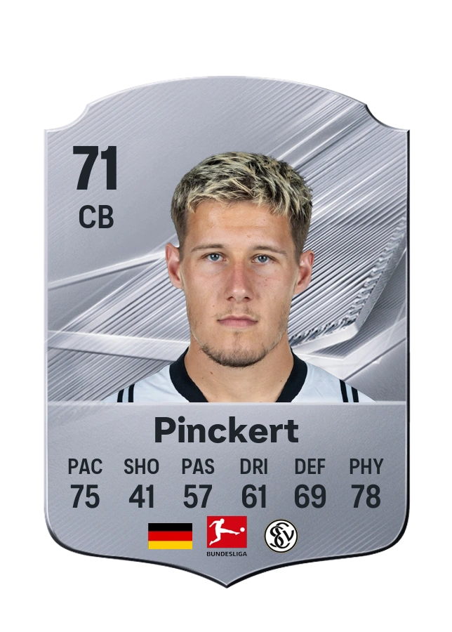 Lukas Pinckert, Common kartı, reyting 71