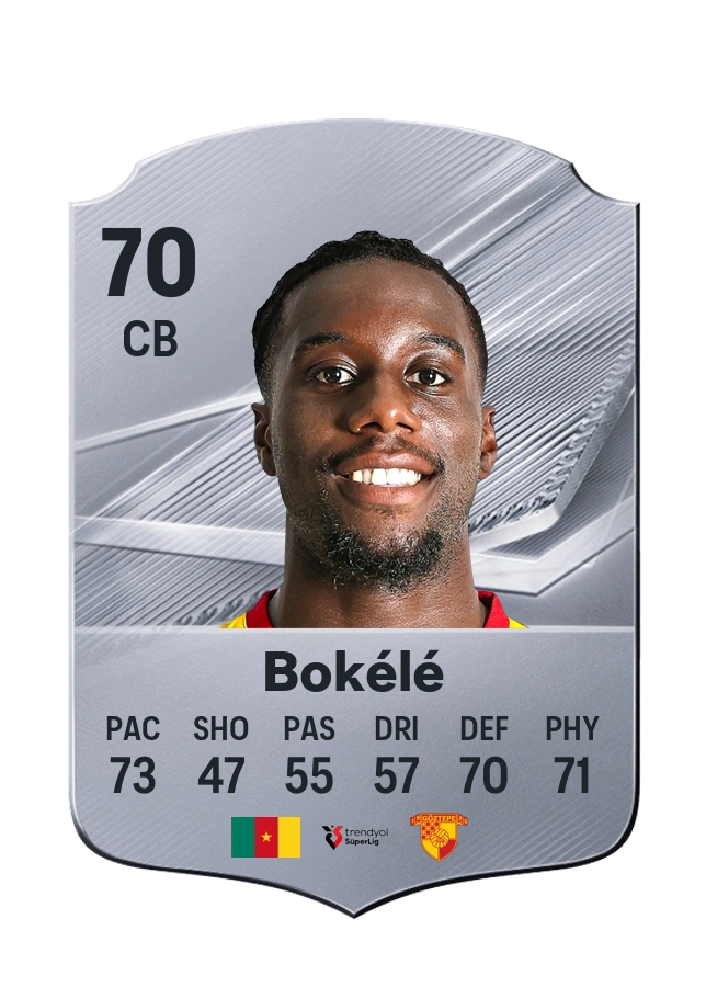 Malcom Bokélé, Common card, rated 70
