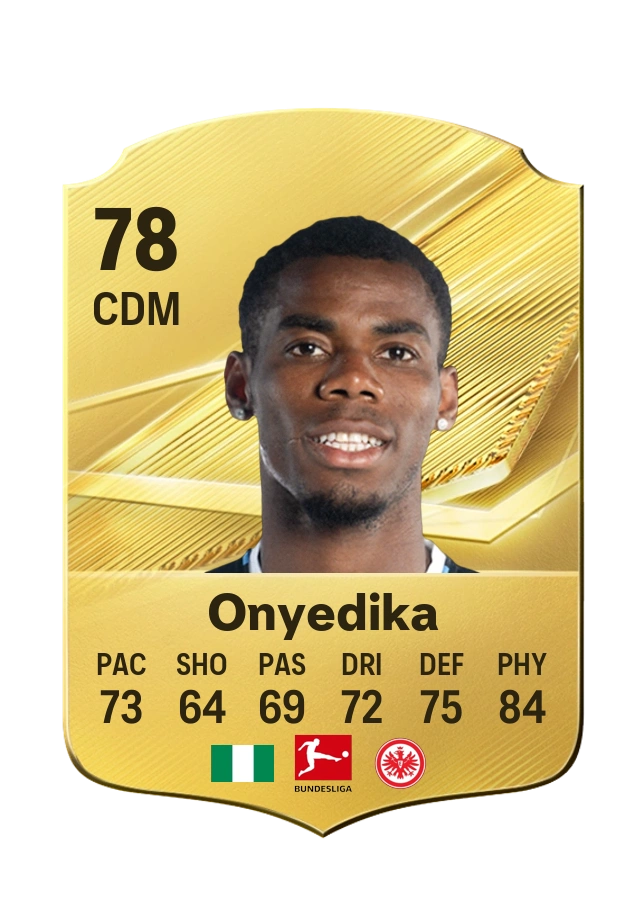 Carta Common di Raphael Onyedika, valutazione 78