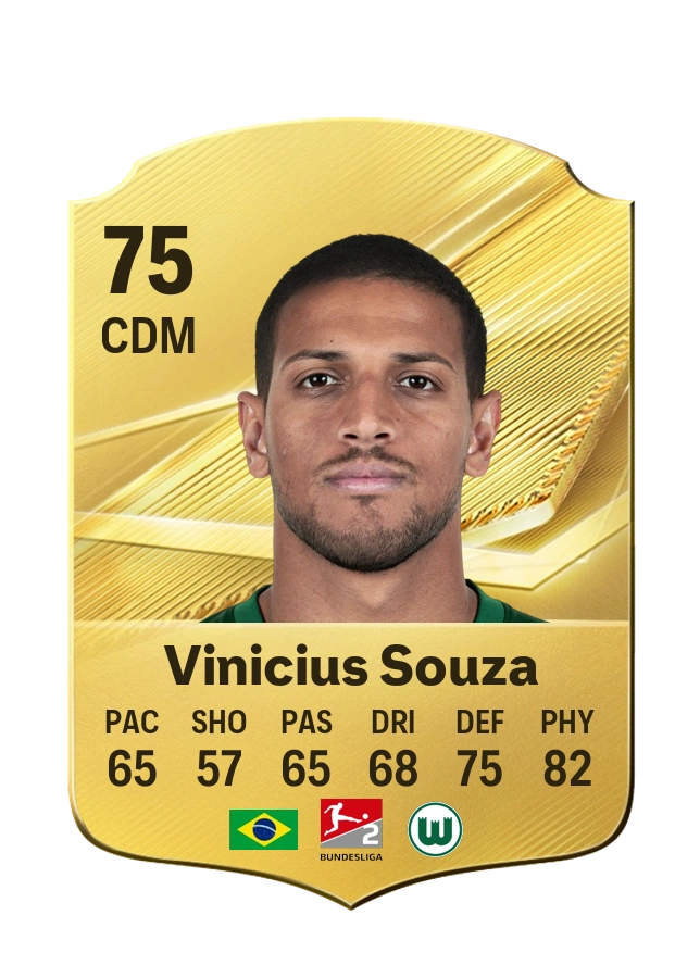 Carta Common de Vinicius Souza, overall 75