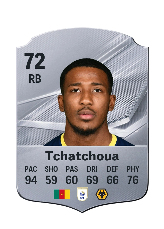 Jackson Tchatchoua, Common card, rated 72