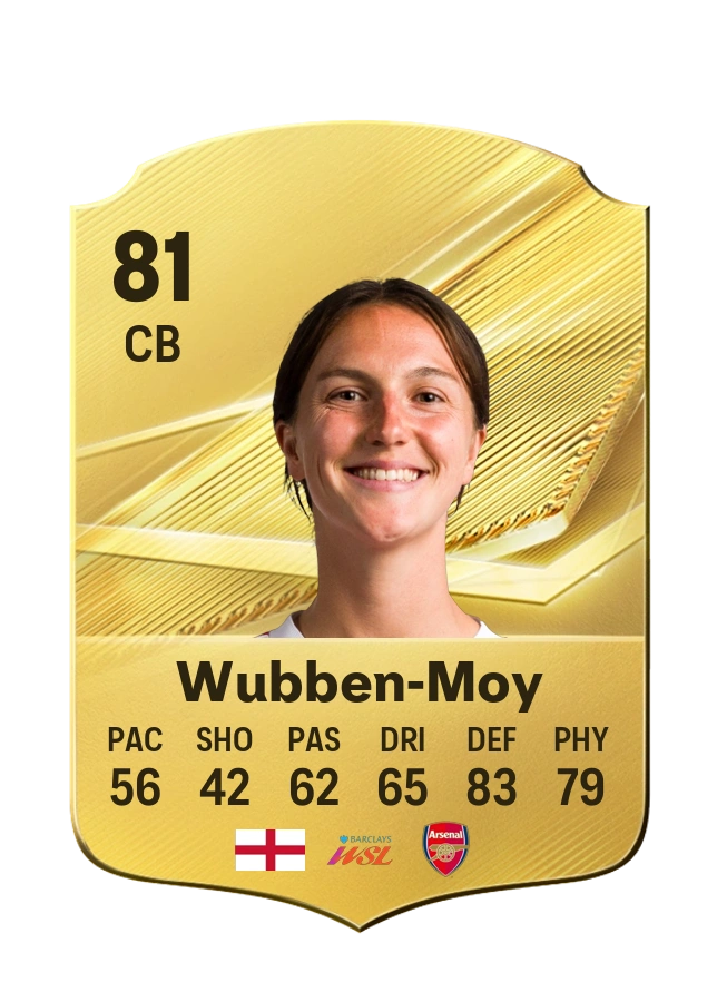 Lotte Wubben-Moy, Common card, rated 81