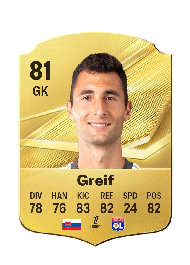Dominik Greif, Common card, rated 81