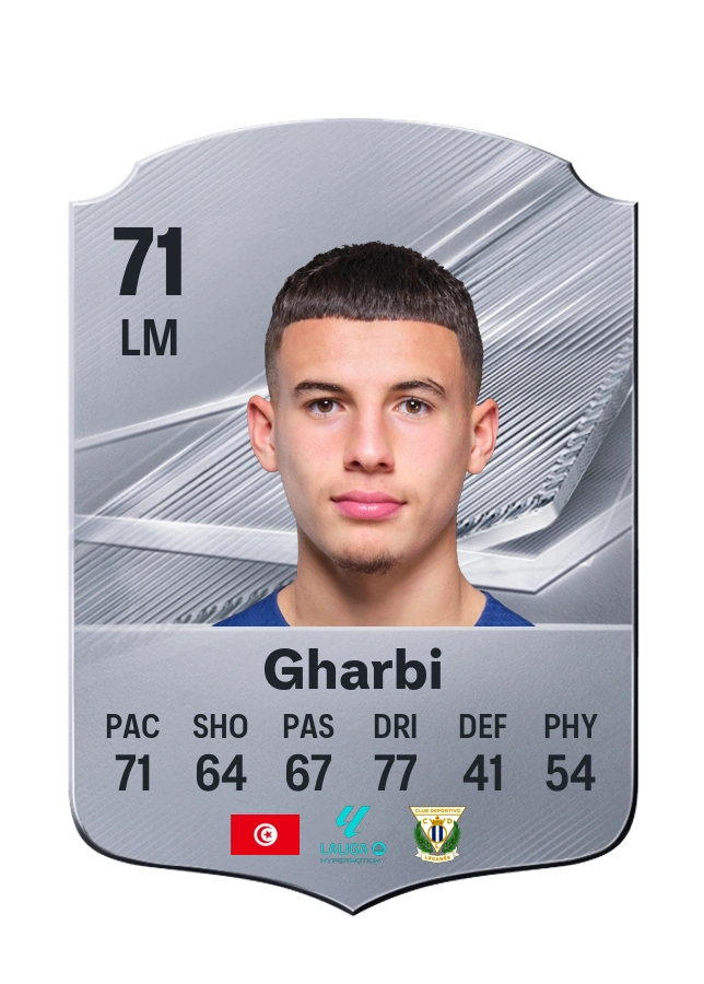 Ismaël Gharbi, Common card, rated 71