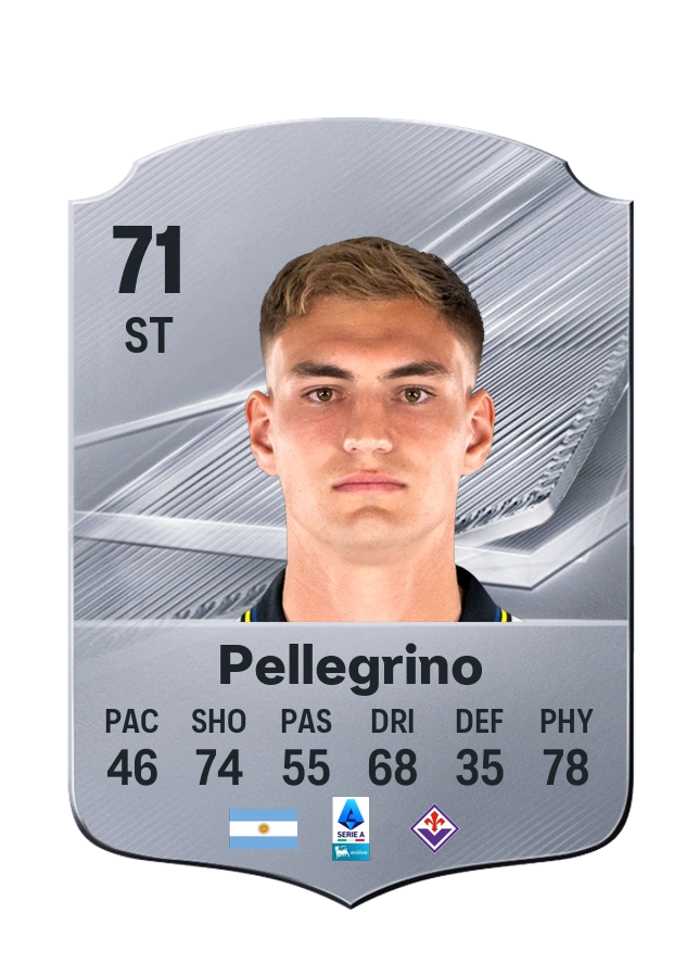 Mateo Pellegrino, Common-kaart, rating 71