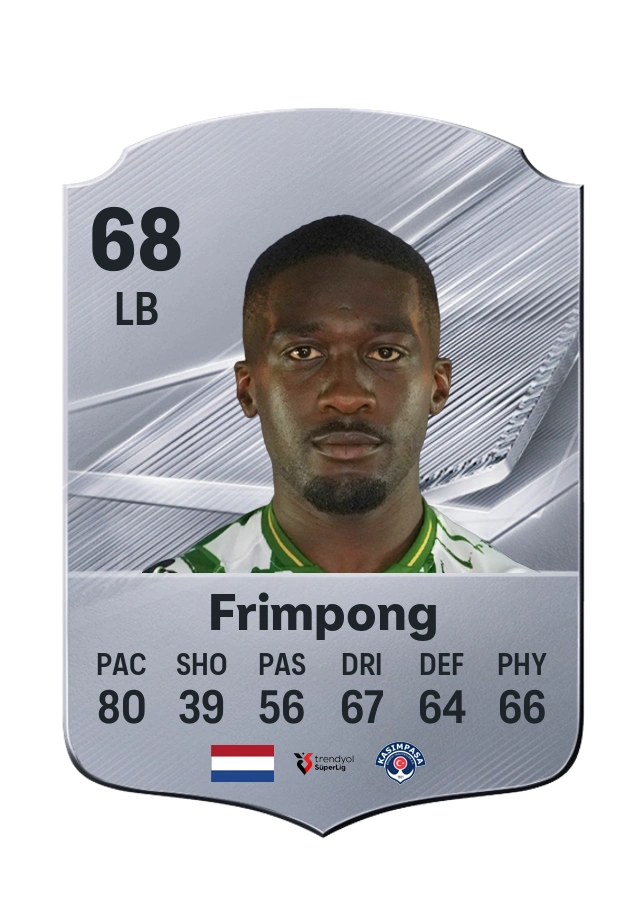 Godfried Frimpong، بطاقة Common، بتقييم 68