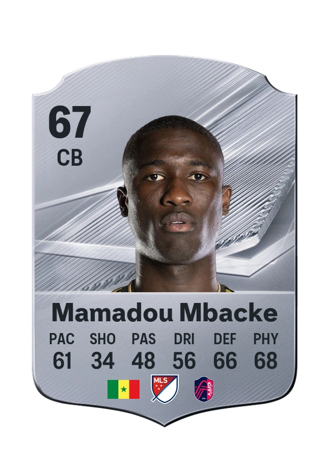 Mamadou Mbacke، بطاقة Common، بتقييم 67