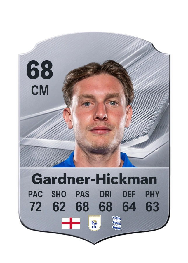Taylor Gardner-Hickman, Common kartı, reyting 68