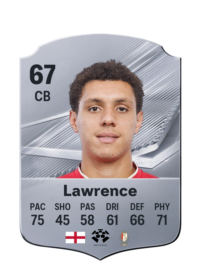 Henry Lawrence, Common card, rated 67