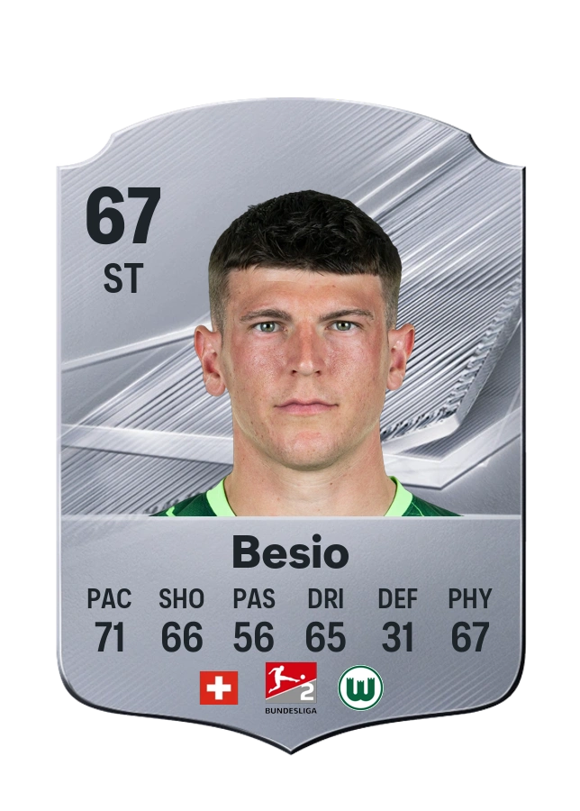 Alessio Besio, Common card, rated 67
