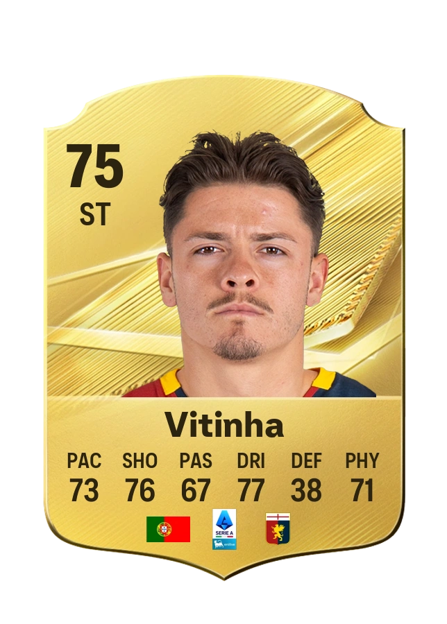 Vitinha, Common kartı, reyting 75