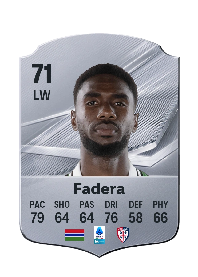 Carta Common de Alieu Fadera, overall 71