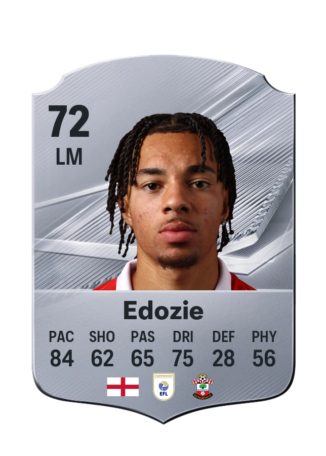 Samuel Edozie, Common card, rated 72