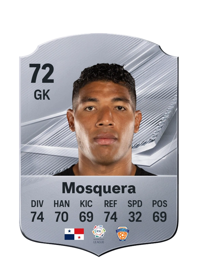 Orlando Mosquera, karta Common, ocena 72