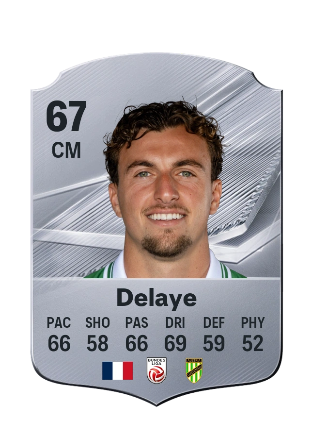 Carta Common de Sacha Delaye, overall 67