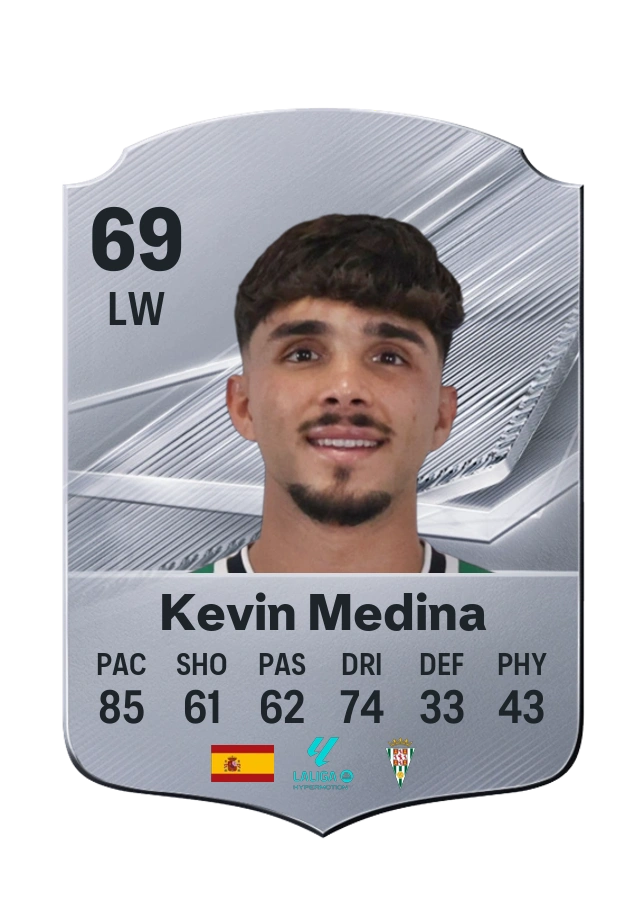 Kevin Medina, Common card, rated 69