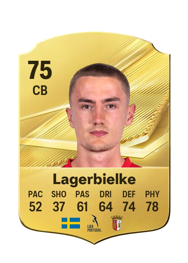 Gustaf Lagerbielke, Common card, rated 75