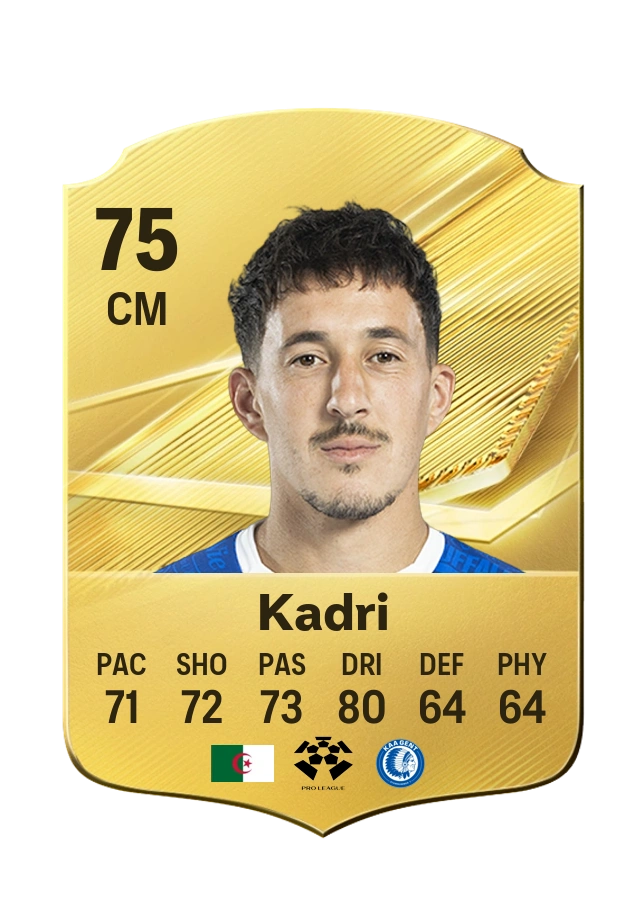 Abdelkahar Kadri, Common-kaart, rating 75