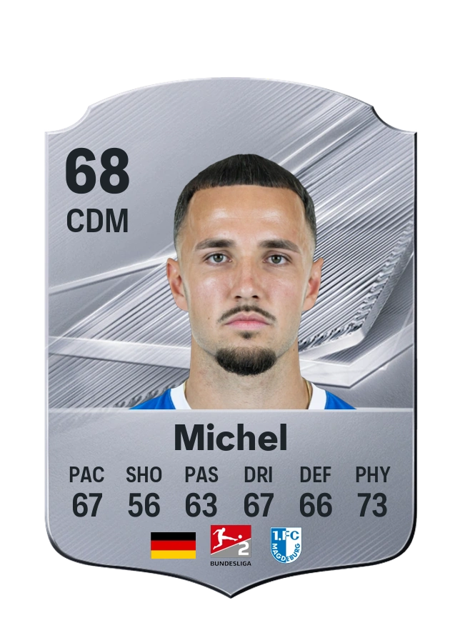 Falko Michel, karta Common, ocena 68