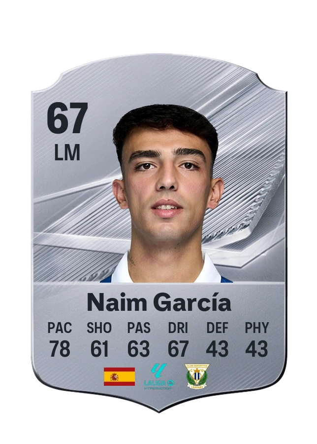 Naim García, Common card, rated 67