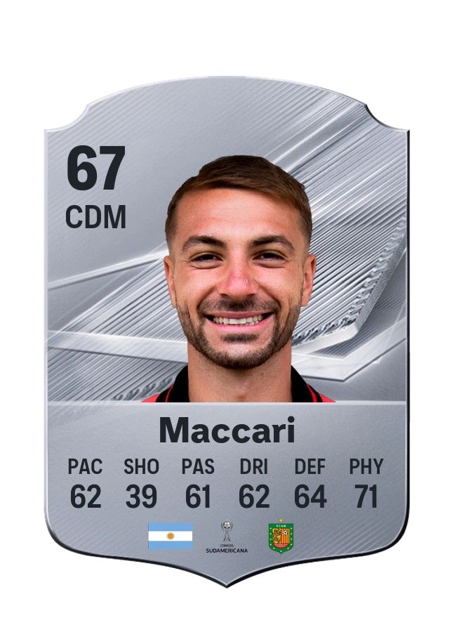 Mateo Maccari, Common card, rated 67