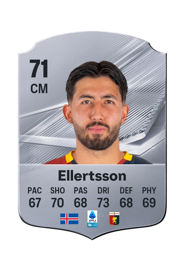 Mikael Egill Ellertsson, Common kartı, reyting 71