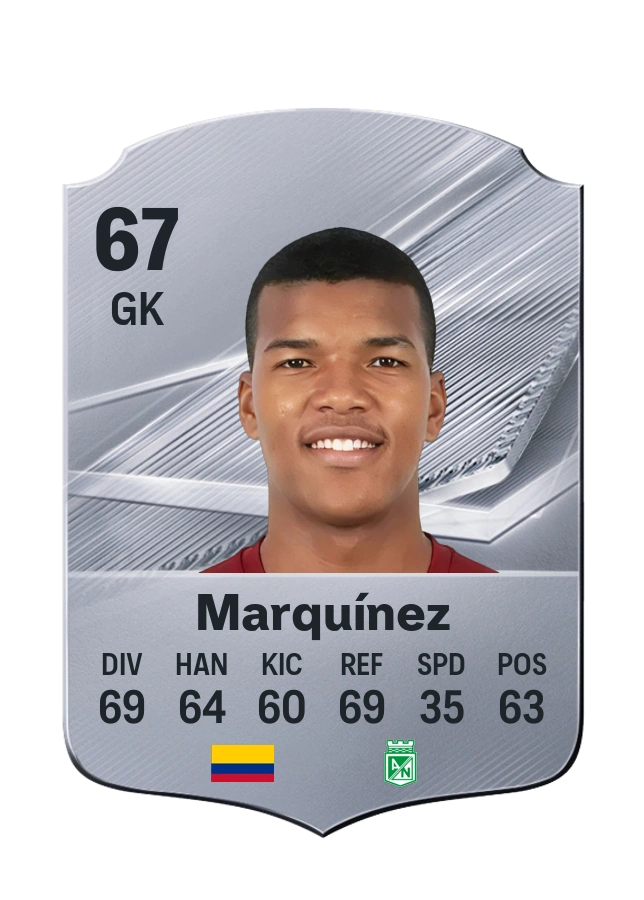 Luis Miguel Marquínez, karta Common, ocena 67