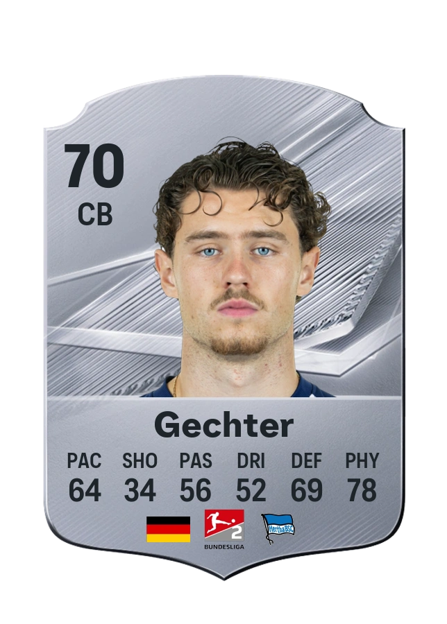 Linus Gechter, Common card, rated 70