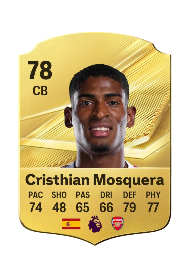 Carta Common de Cristhian Mosquera, overall 78
