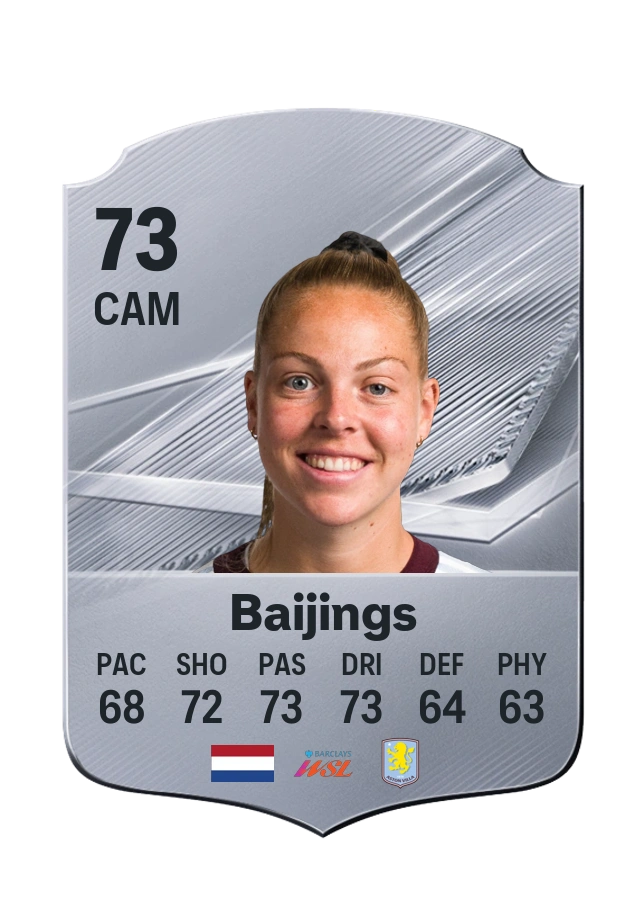 Jill Baijings، بطاقة Common، بتقييم 73