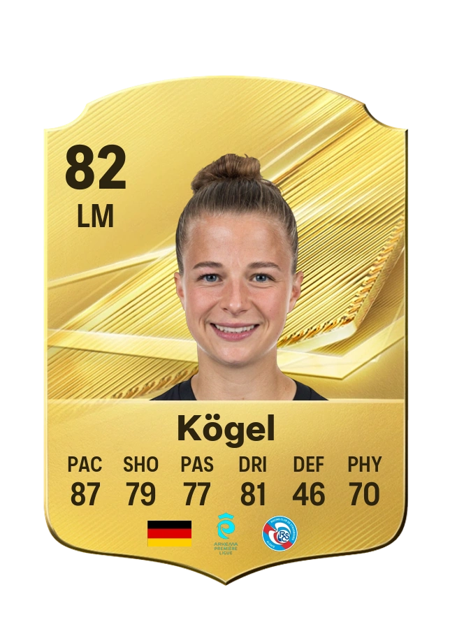 Kristin Kögel, Common card, rated 82