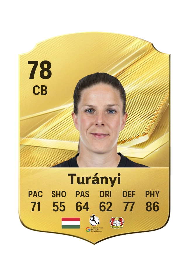 Lilla Turányi, Common card, rated 78