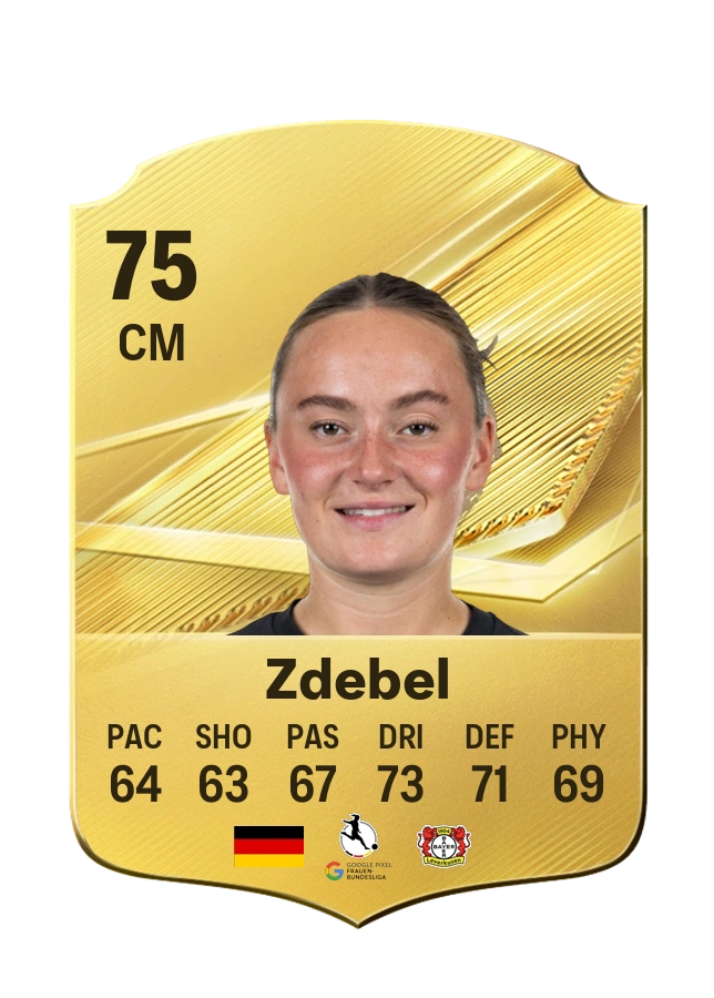 Sofie Zdebel, Common card, rated 75