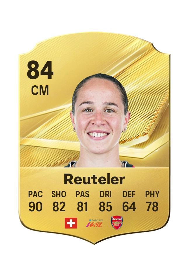 Géraldine Reuteler, Common-kaart, rating 84