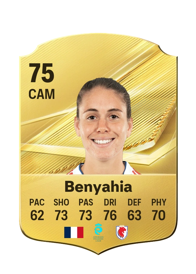 Inès Benyahia, Common card, rated 75